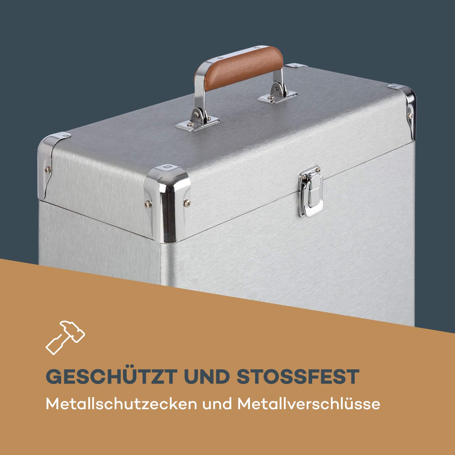 auna-vinylbox-schallplattenkoffer-f-r-30x-12-lps-aluminium-silber image 3