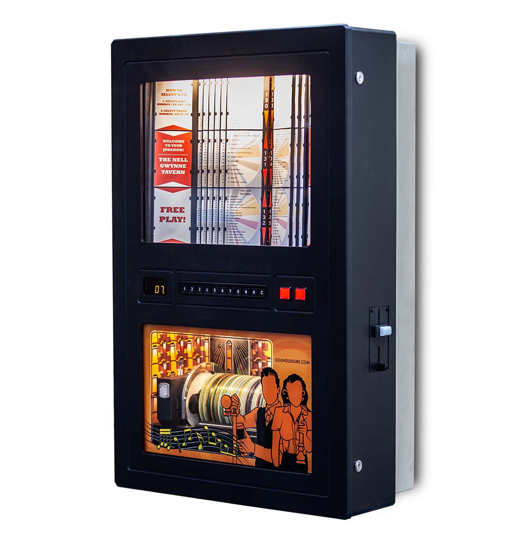 sound-leisure-remix-50-cd-wallbox-mit-m-nzmechanik-wand-jukebox image 2