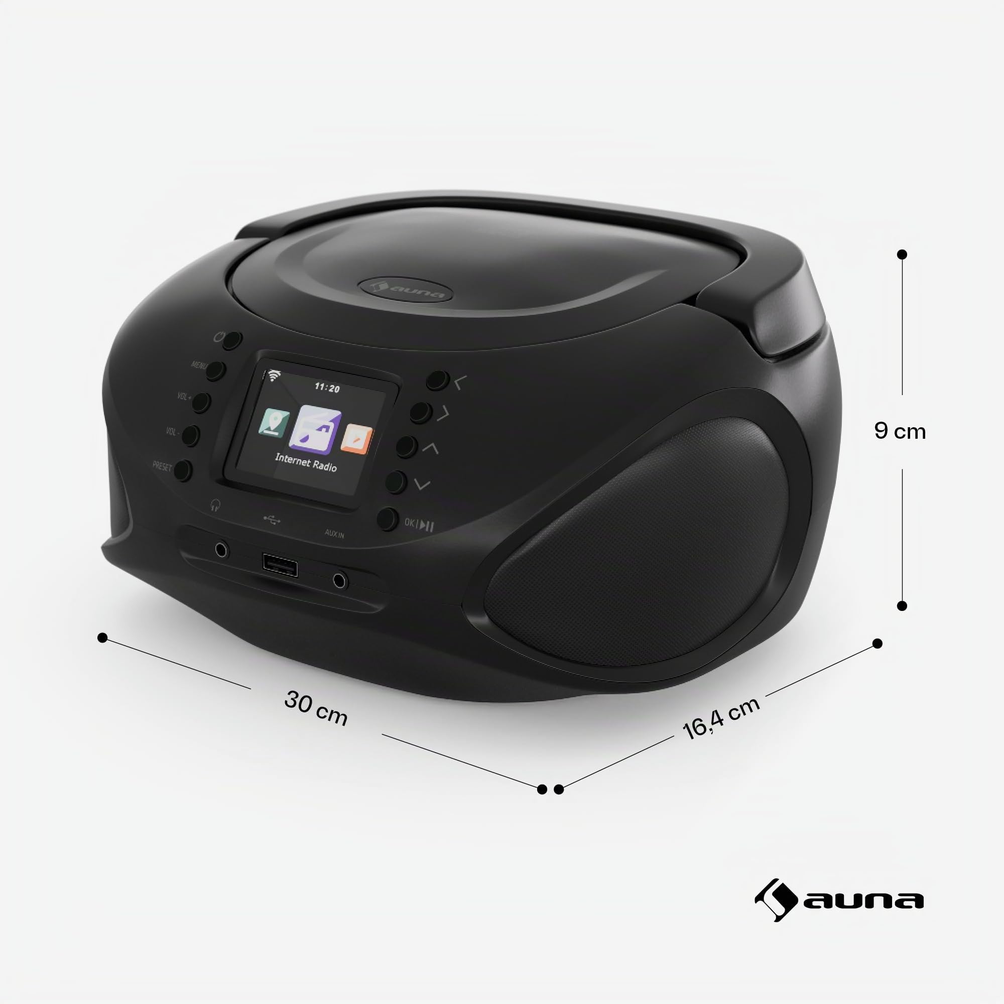 auna-roadie-smart-tragbare-stereoanlage-cd-mp3-internet-dab-ukw-radio-bluetooth- image 7