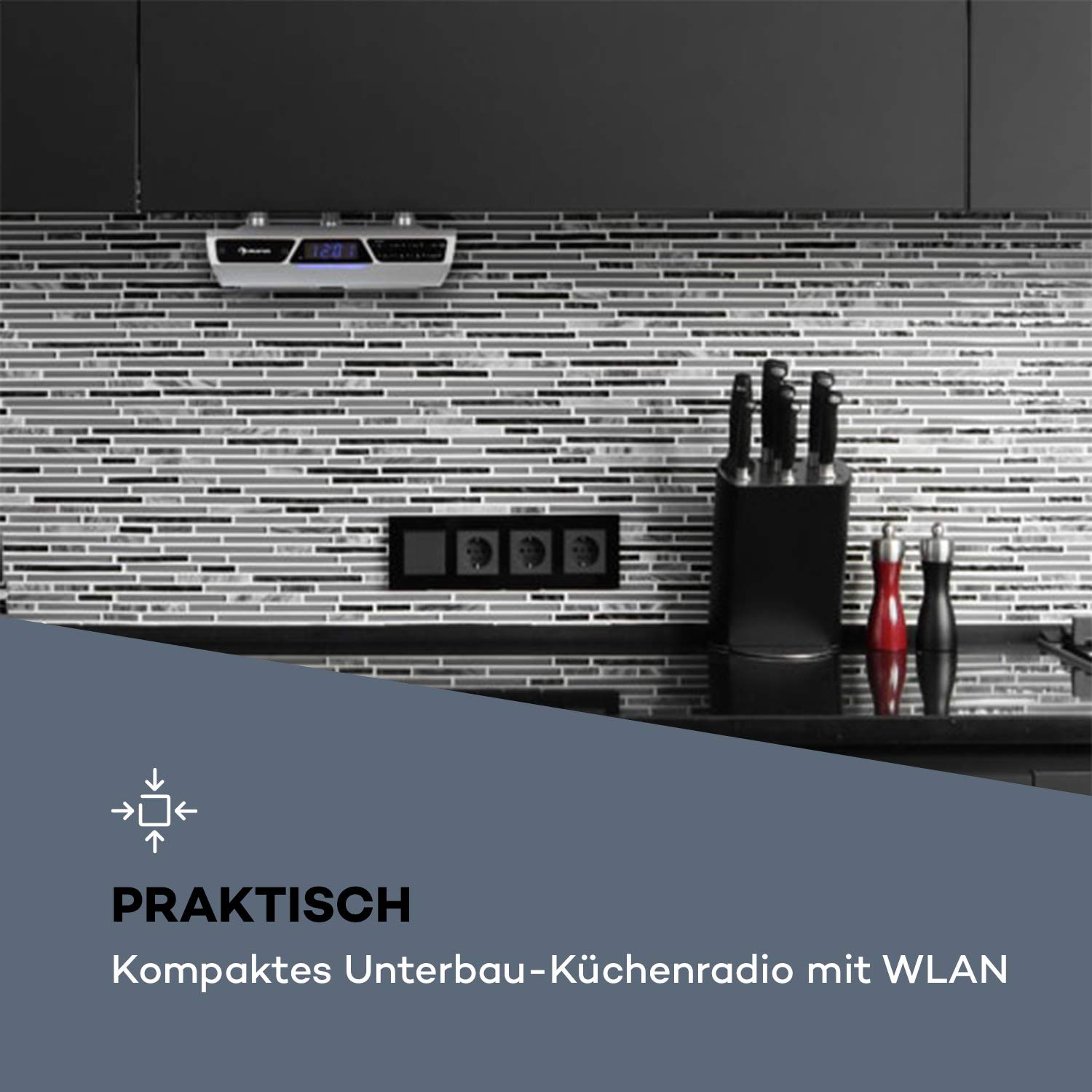 auna-intelligence-k-chenradio-unterbau-mit-alexa-sprachsteuerung-wlan-bluetooth- image 1