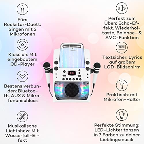 auna-ktv-karaoke-musikbox-mit-cd-player-bluetooth-und-2-uhf-mikrofonen image 8