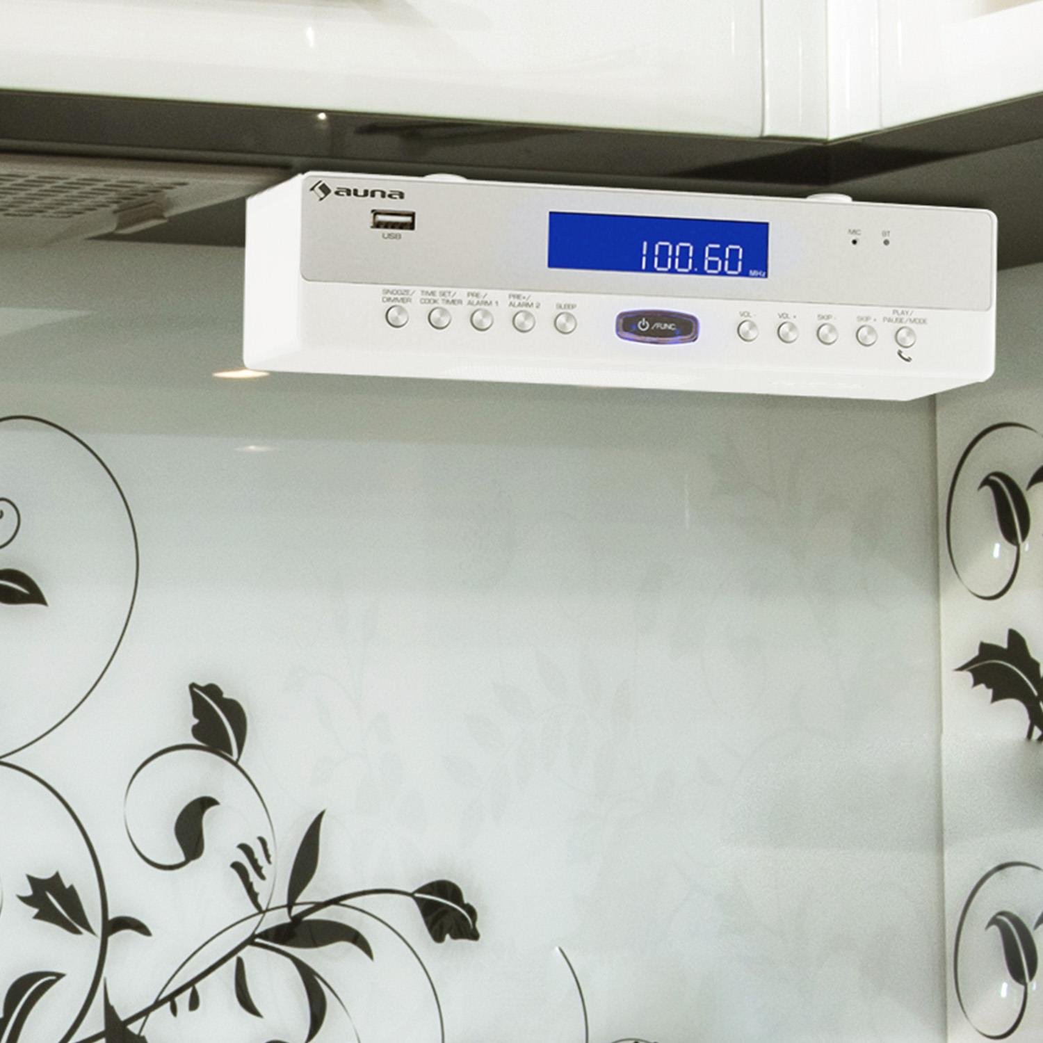 auna-kr-100-wh-k-chen-unterbau-radio-bluetooth-usb-wei image 6
