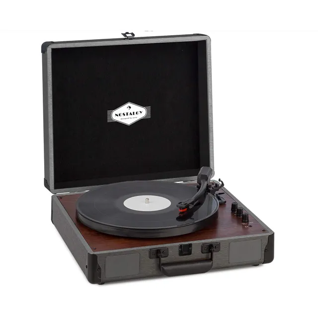 auna-billy-bob-retro-plattenspieler-im-koffer-vinyl-33-45-78-u-min-bluetooth-hol image 1