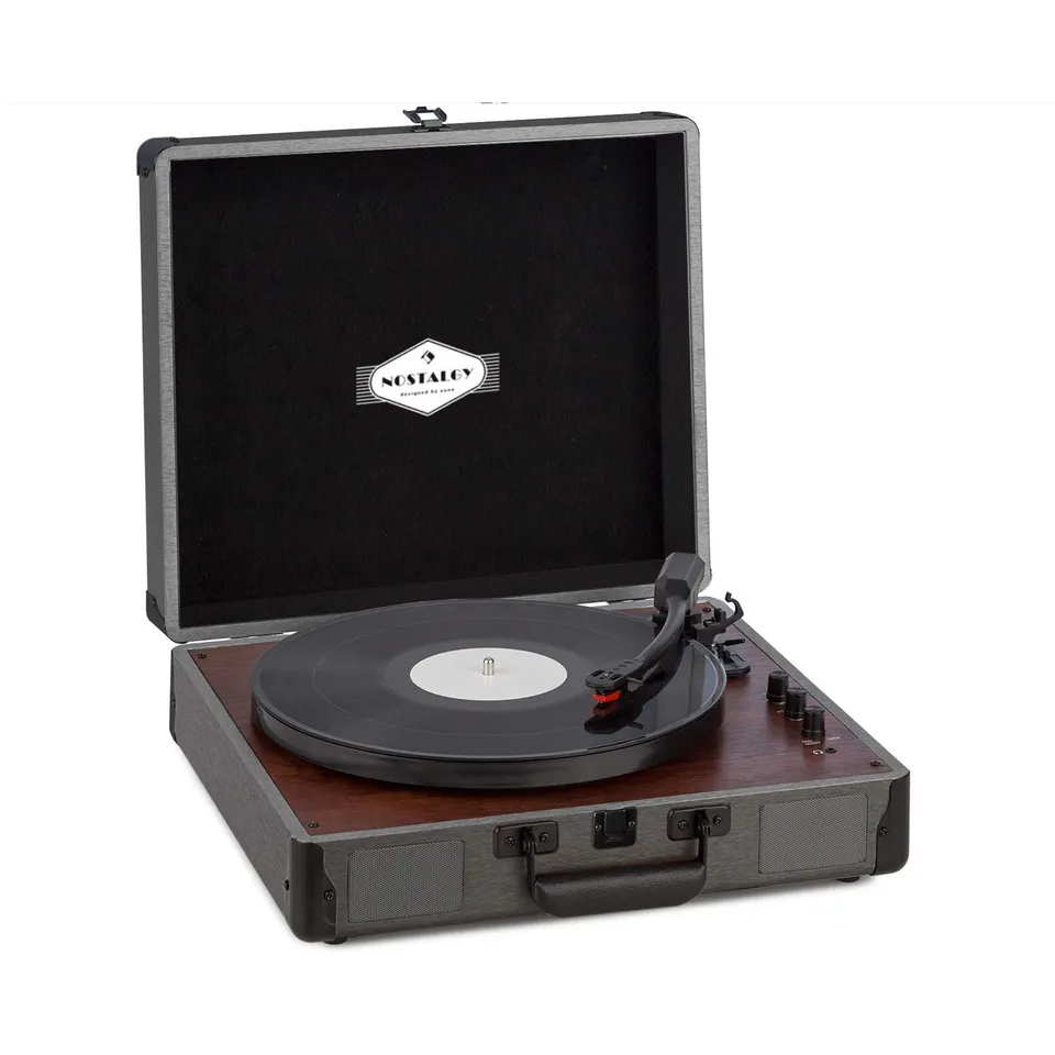 auna-billy-bob-retro-plattenspieler-im-koffer-vinyl-33-45-78-u-min-bluetooth-hol image 1
