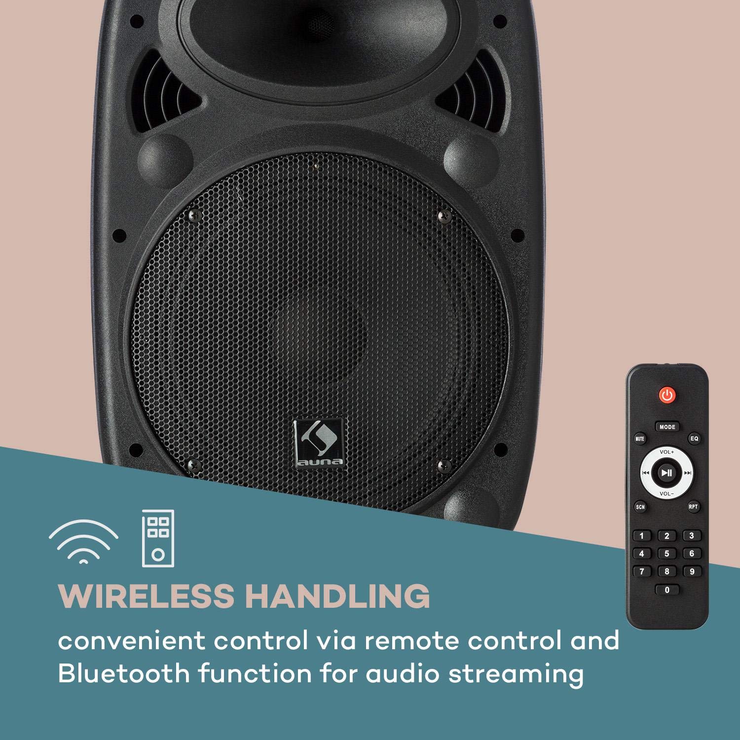 auna-streetstar-mobile-pa-anlage-schwarz-bluetooth-akku-400-w-15-subwoofer image 3