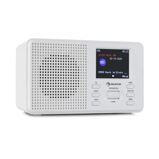 auna-commuter-dab-fm-digitalradio-mit-bluetooth-2-4-zoll-tft-display-wei-17-x-9- image 1