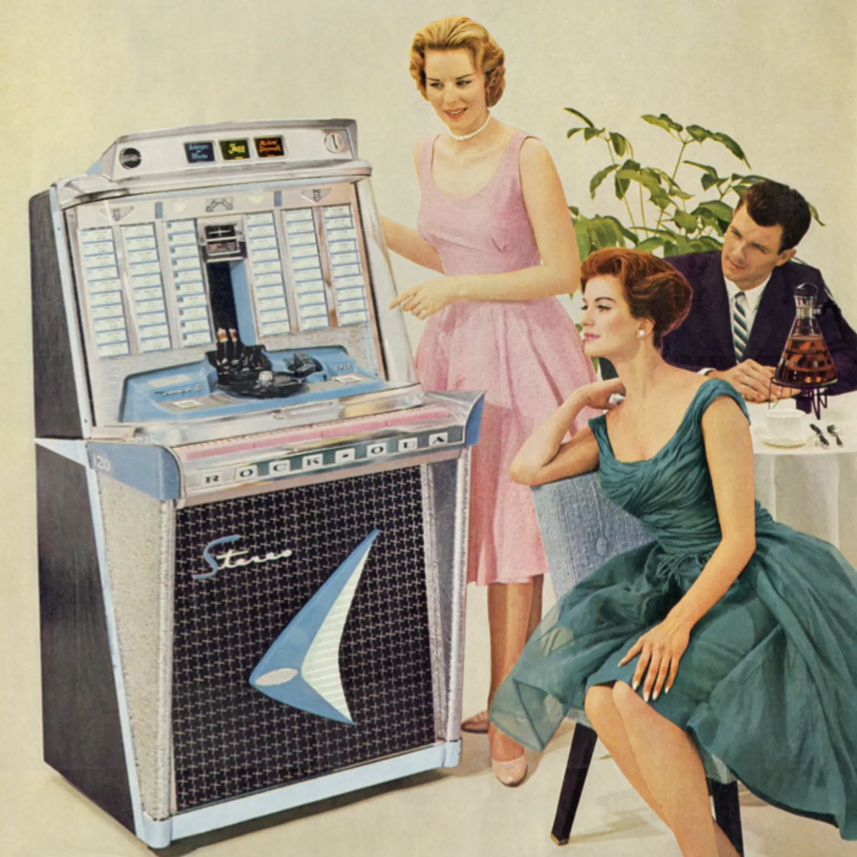 rock-ola-1950s-music-pack-10-vinyl-45-records-f-r-jukebox-mit-titelkarten image 1