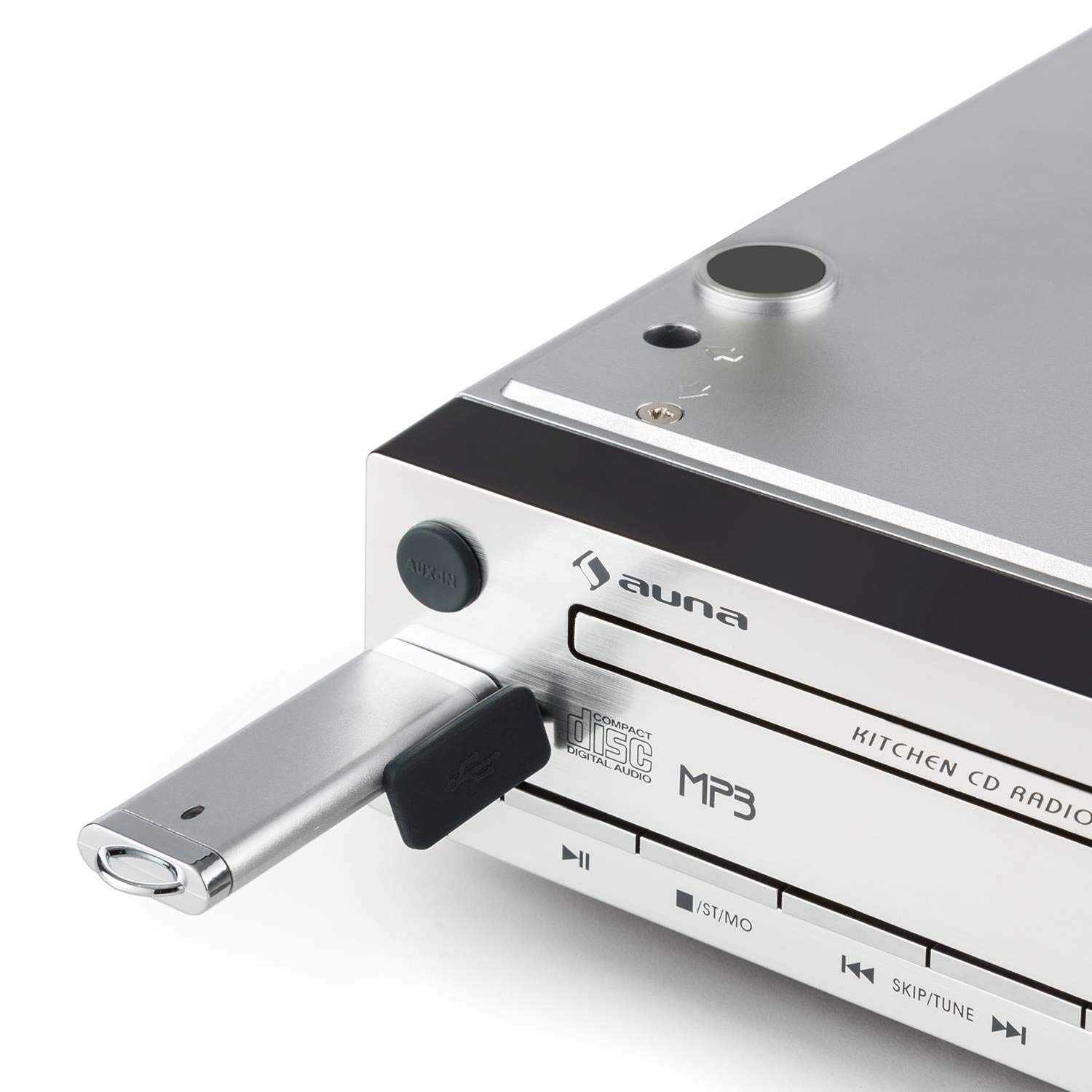 auna-kcd-20-k-chenradio-unterbauradio-mit-cd-usb-aux-silber image 6
