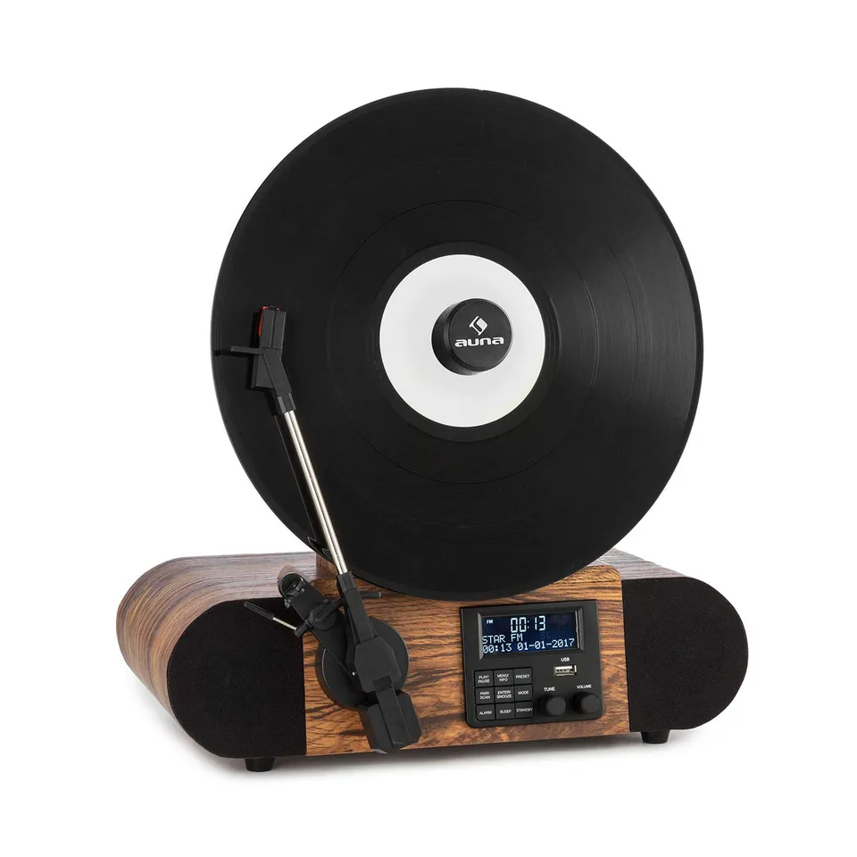 auna-verticalo-retro-plattenspieler-vertikal-vinyl-turntable-mit-bluetooth-dab image 1