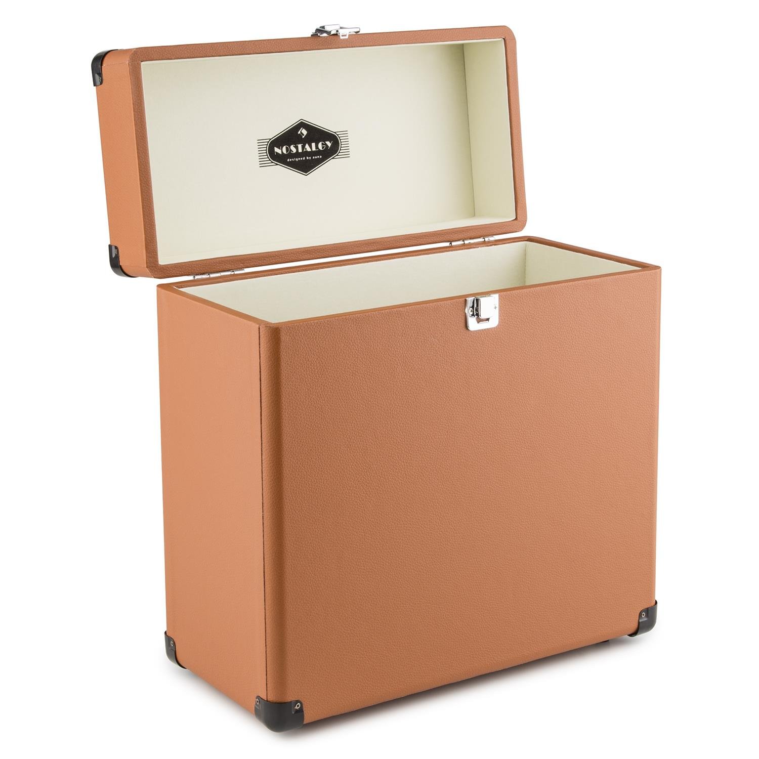 auna-tts6-br-schallplattenkoffer-f-r-30-lp-recordbox-braun image 3