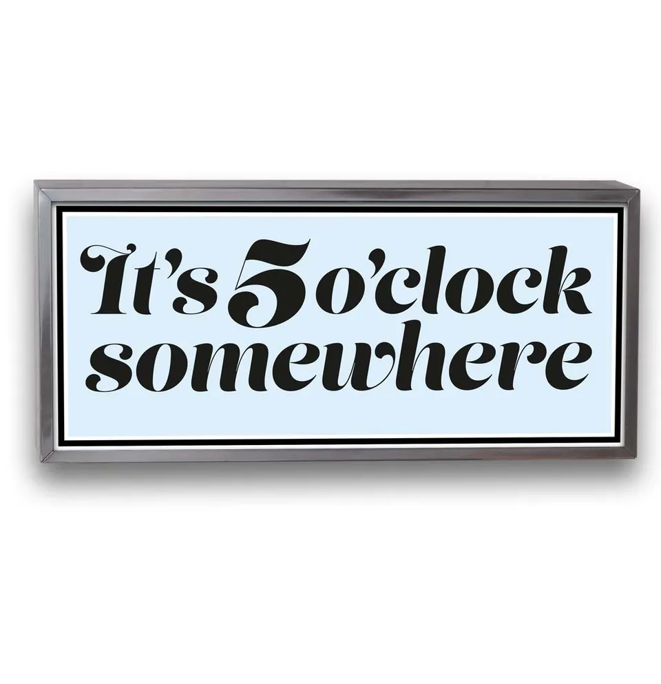 sound-leisure-litesign-5-o-clock-somewhere-leuchtschild image 1