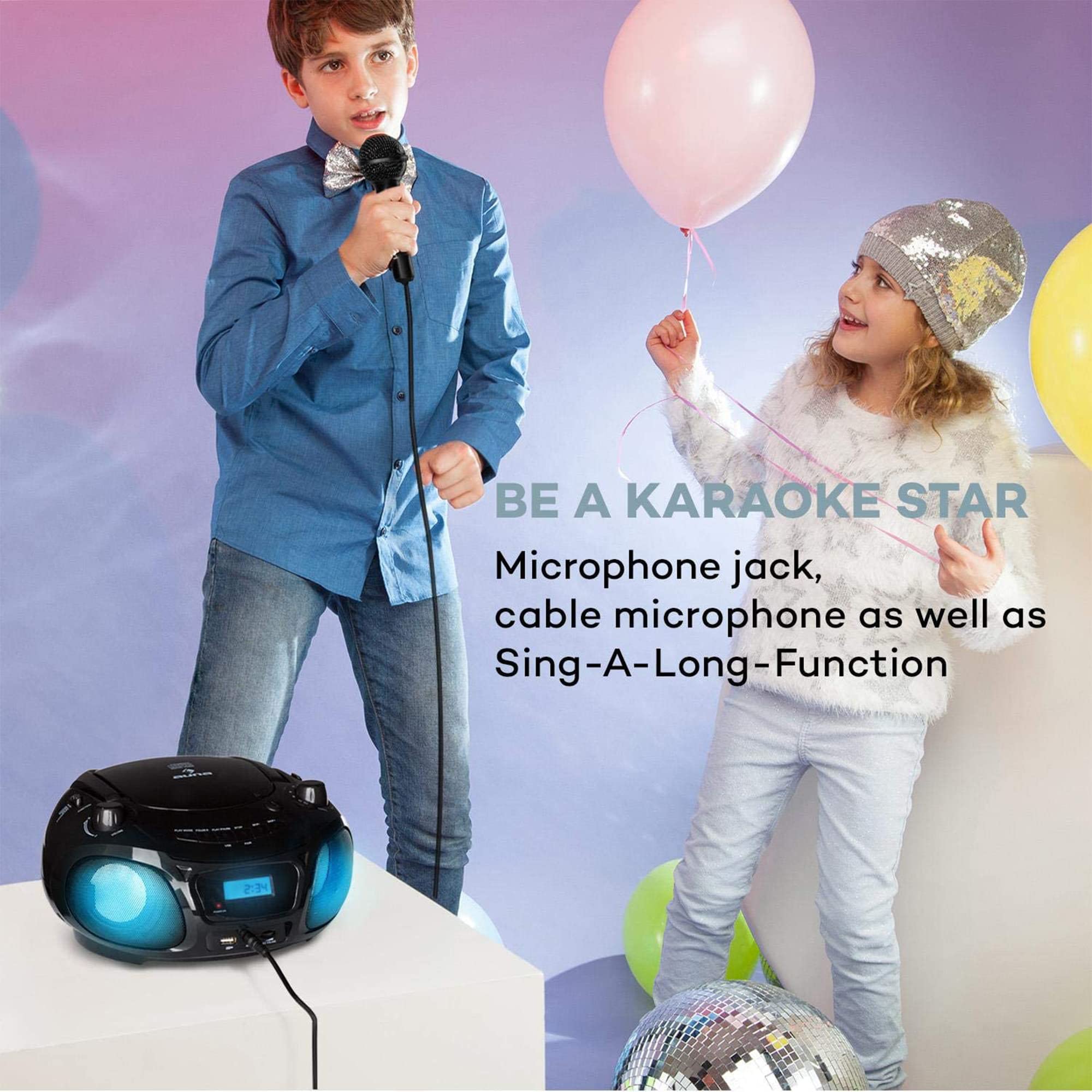 auna-boombox-cd-radio-mit-mikrofon-und-bluetooth-tragbar-2 image 2