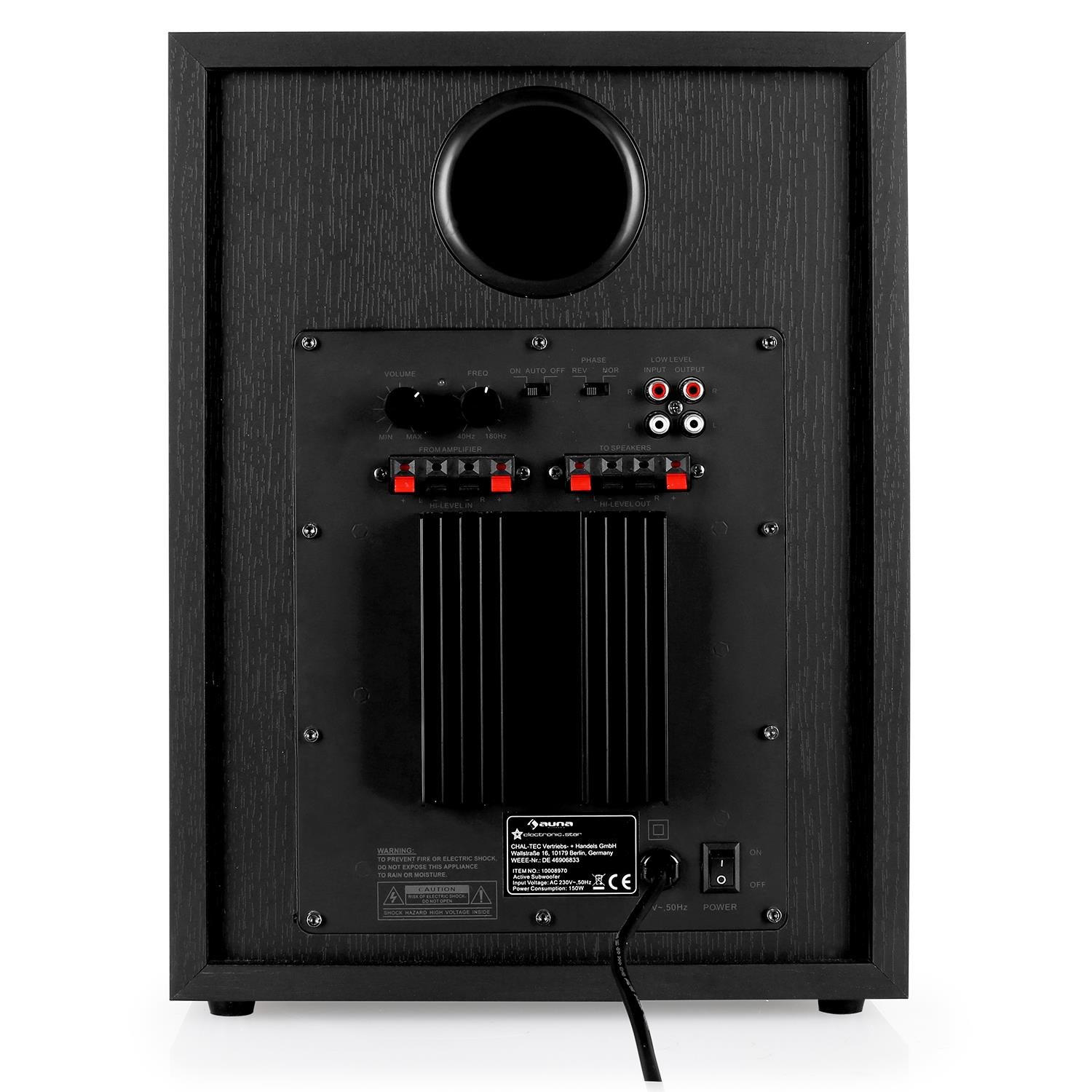 auna-linie-300-sw-bk-aktiv-subwoofer-10-zoll-150-w-rms-schwarz image 6