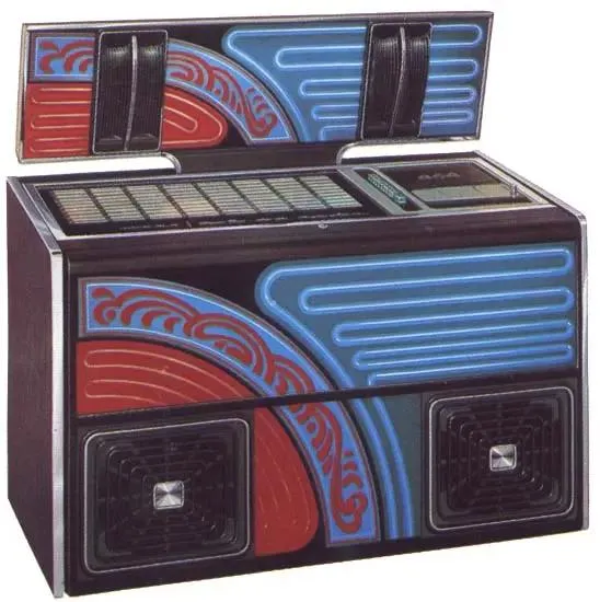rock-ola-modell-464-original-1976-vinyl-jukebox-80x-45-singles image 1