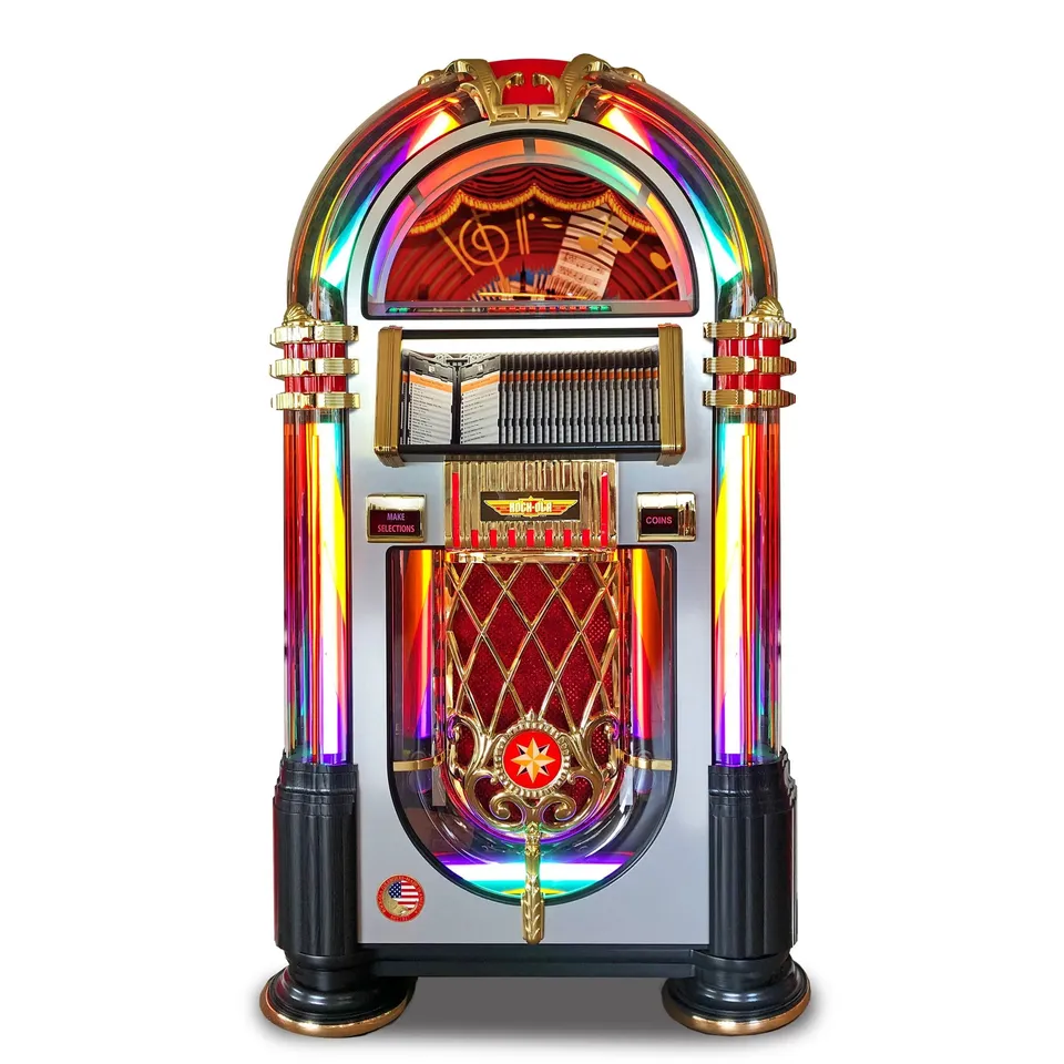 rock-ola-bubbler-cd-jukebox-crystal-edition-silber image 1
