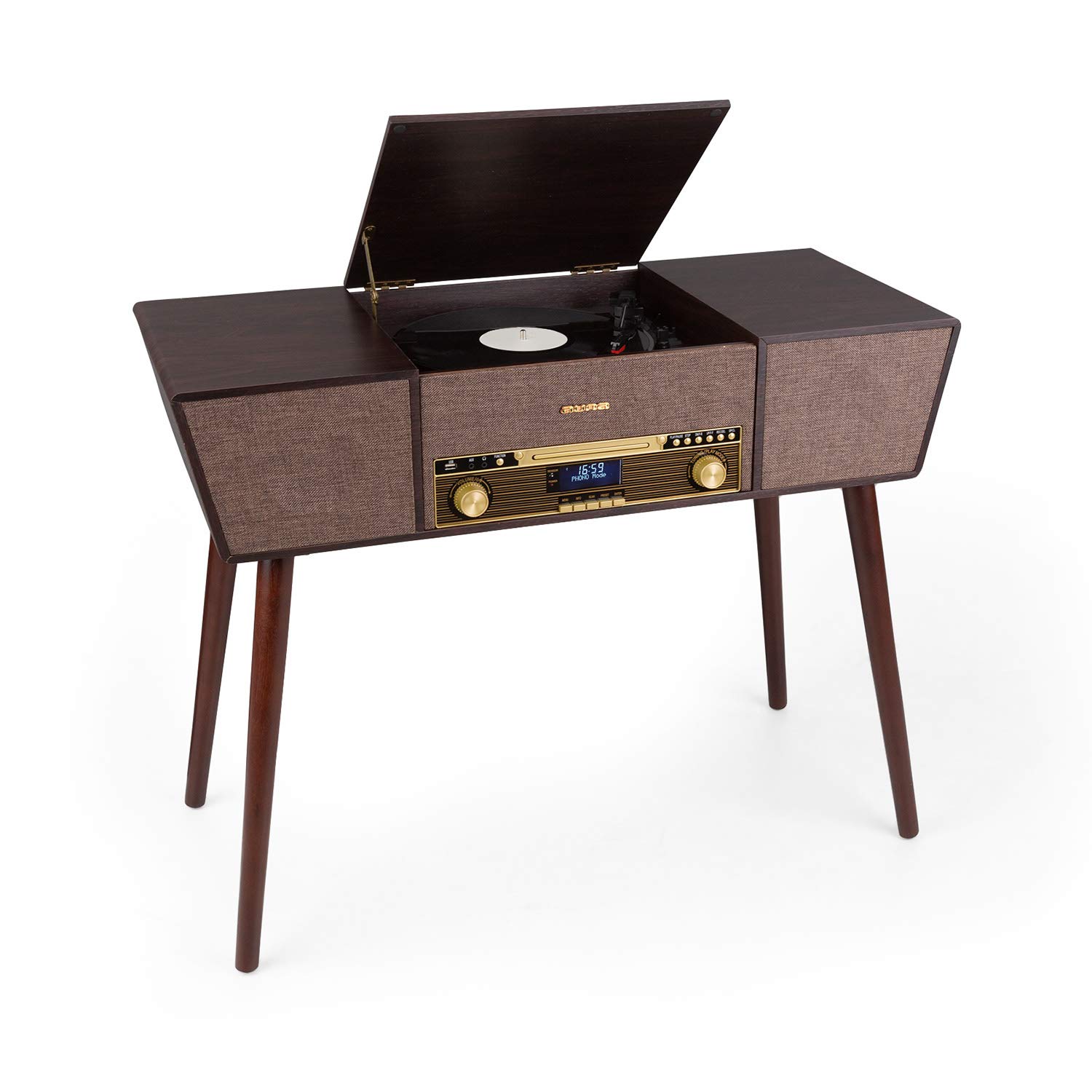 auna-belle-epoque-1912-retro-plattenspieler-mit-dab-bluetooth-cd-und-usb-braun image 1