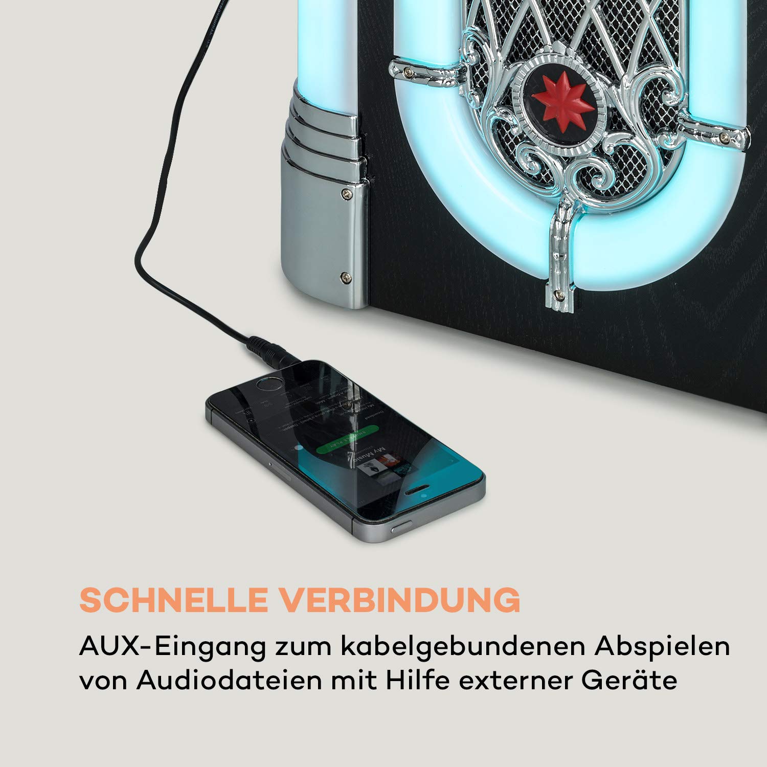 auna-kentucky-home-audio-jukebox-mit-bluetooth-cd-player-und-ukw-radio-schwarz-e image 6