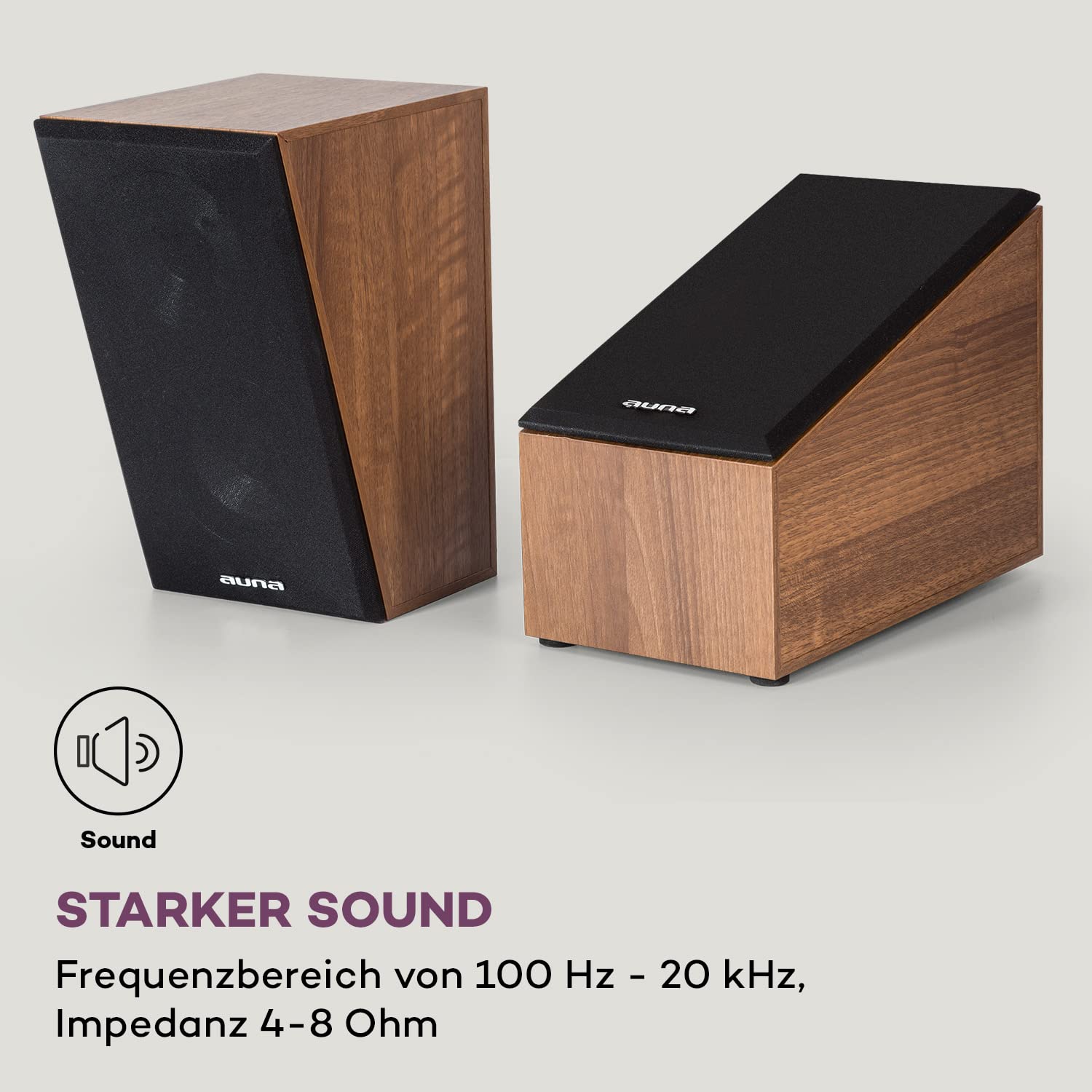 auna-two-hi-fi-lautsprecher-boxen-paar-passiv-100w-mit-60w-rms-subwoofer-schwarz image 5