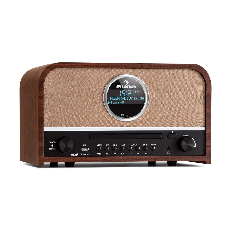 auna-tragbares-dab-radio-mit-cd-player-bluetooth-und-usb-recording-netzbetrieb image 1