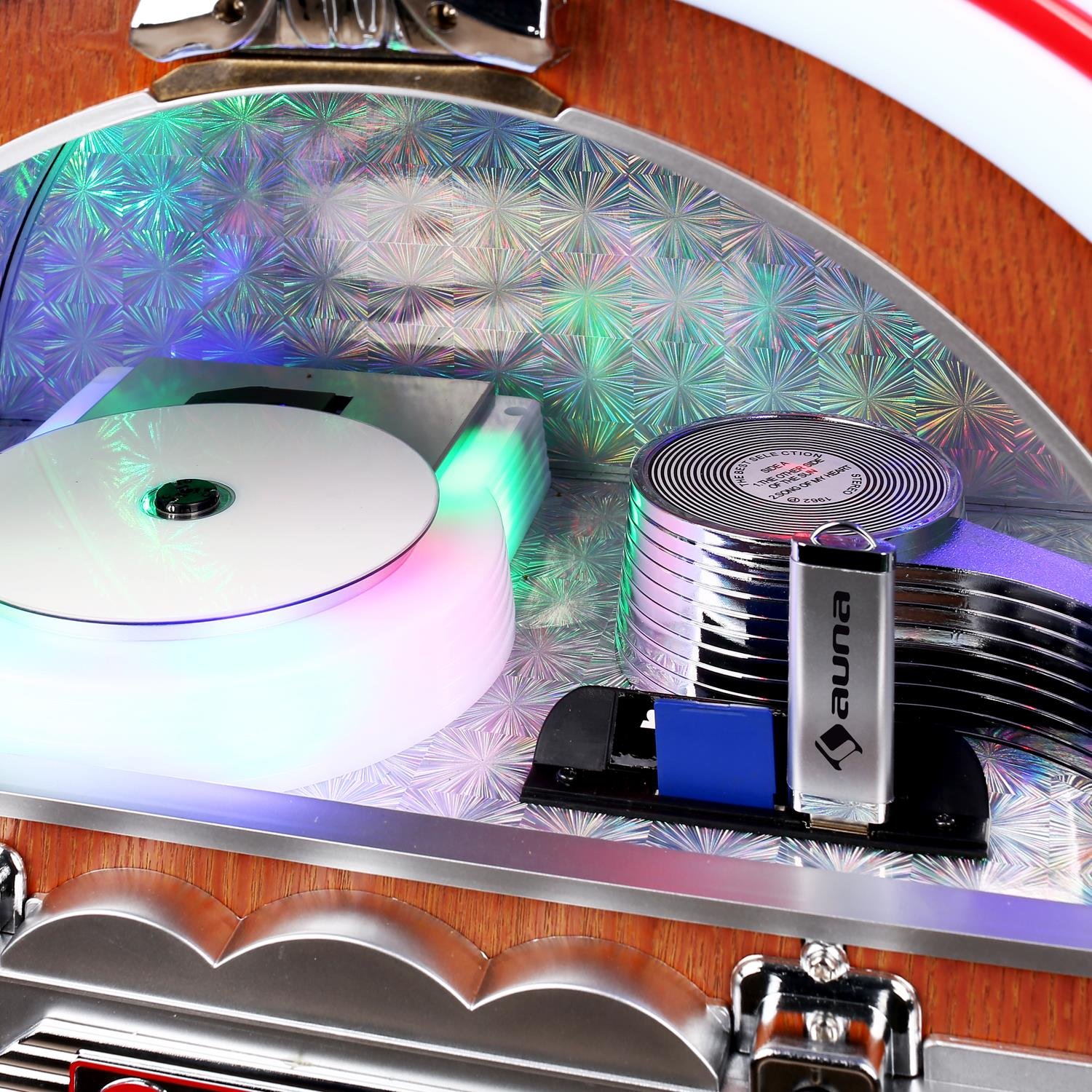 auna-graceland-xxl-jukebox-retro-musikbox-mit-cd-und-led-t-rkis image 6