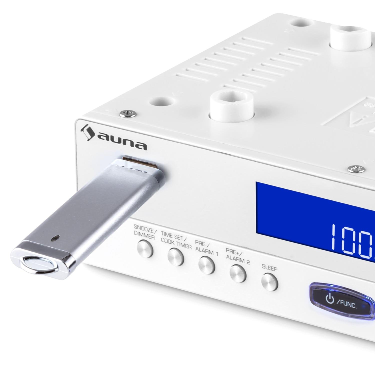 auna-kr-100-wh-k-chen-unterbau-radio-bluetooth-usb-wei image 5