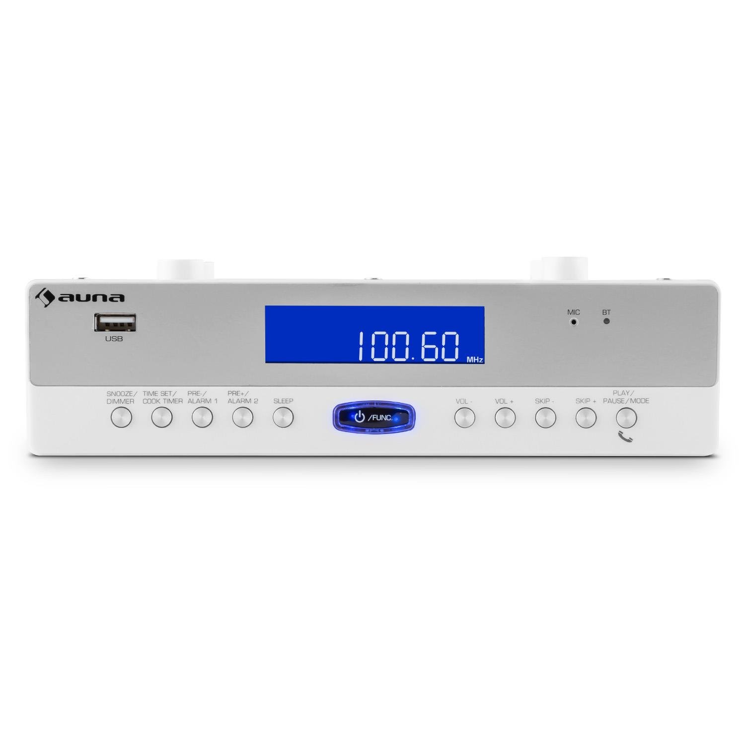 auna-kr-100-wh-k-chen-unterbau-radio-bluetooth-usb-wei image 2