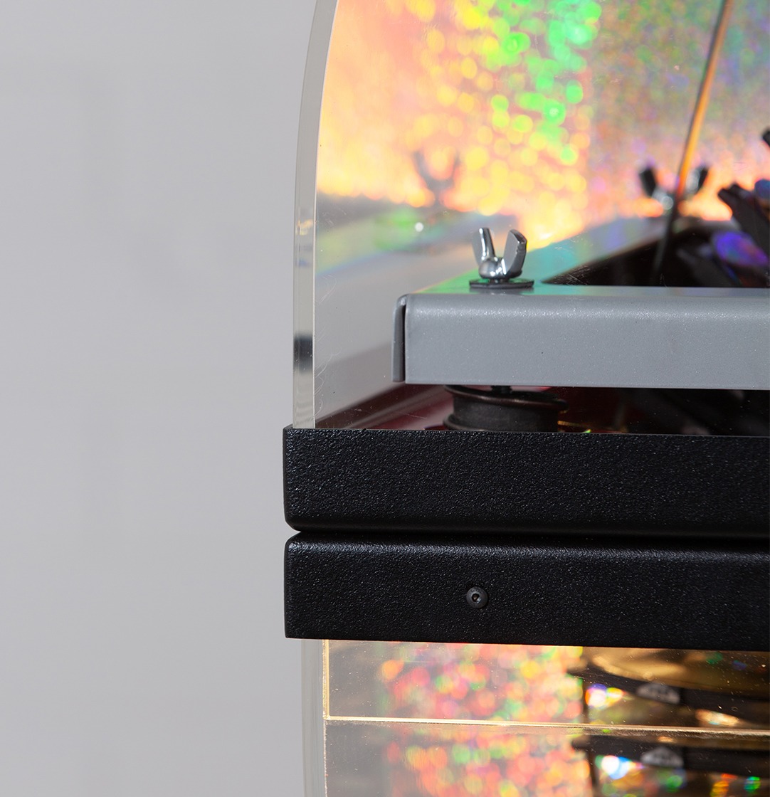 sound-leisure-v45-140-vinyl-pop-rot-vinyl-jukebox-mit-perspex-dome image 3