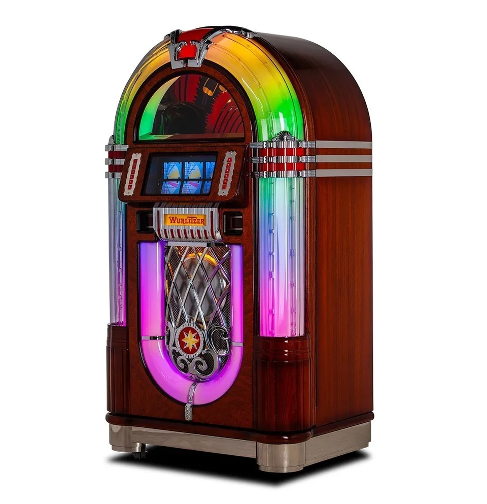 sound-leisure-wurlitzer-1015-tribute-vinyl-jukebox-20x-lp image 1
