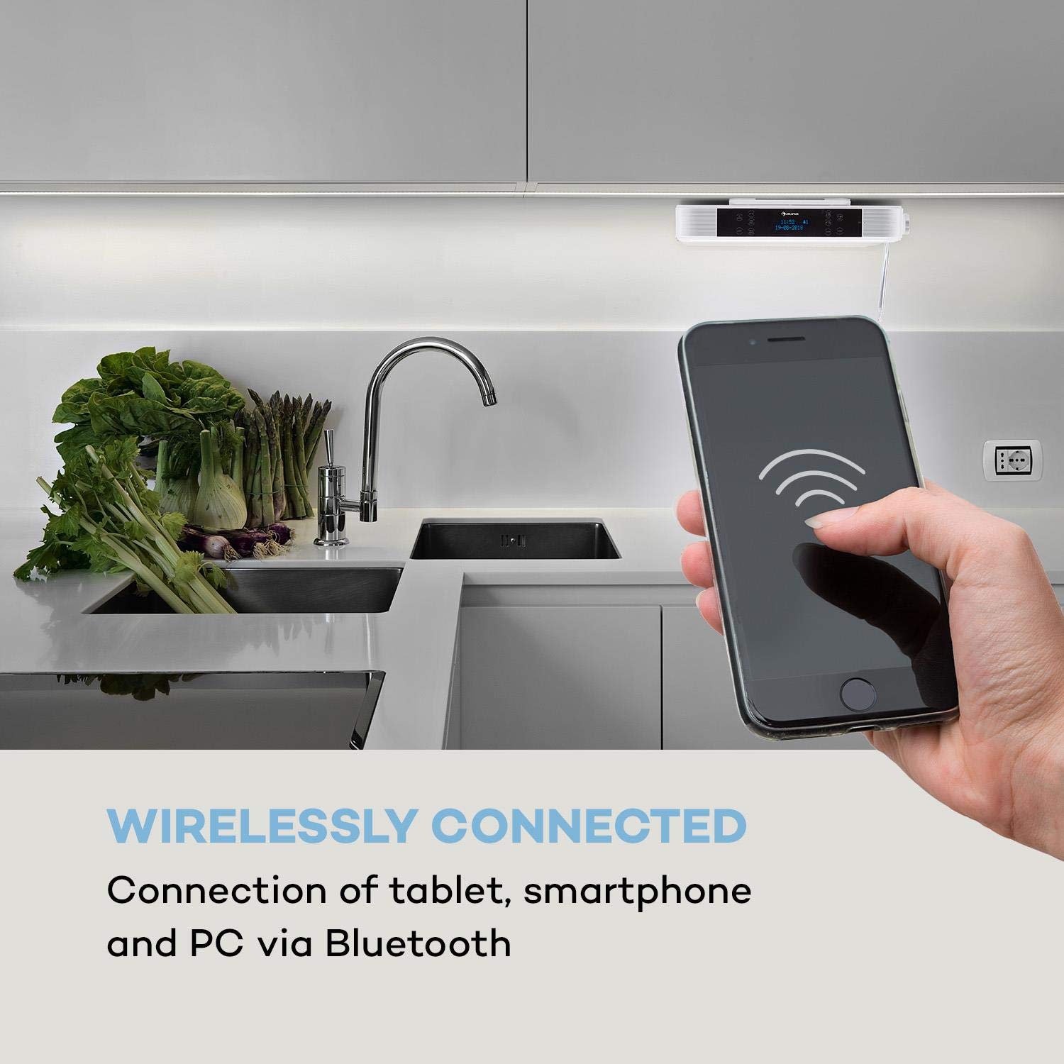auna-kr-140-bluetooth-unterbau-k-chenradio-dab-ukw-mit-touch-display-wei image 4