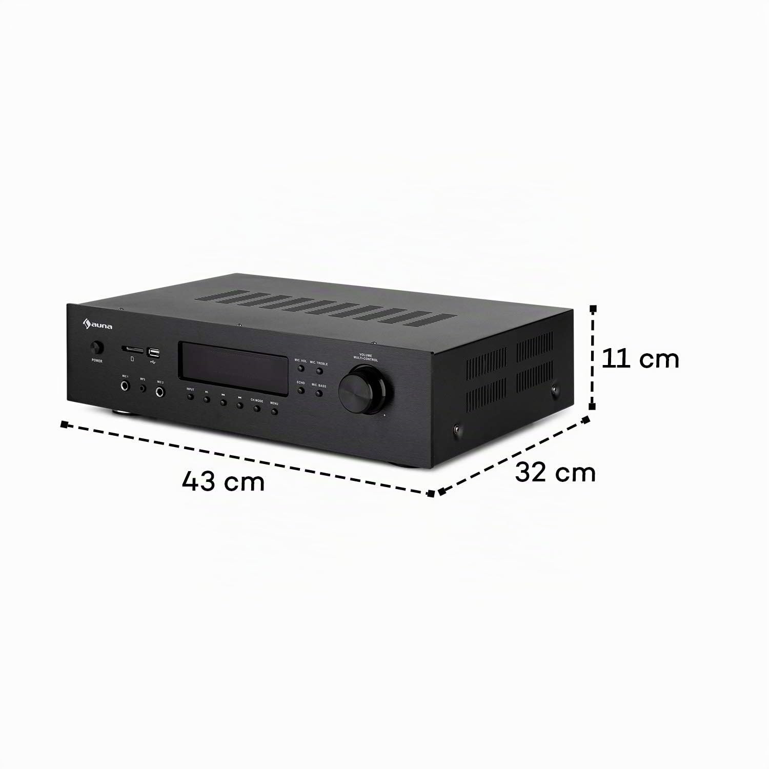 auna-amp-h260-5-1-receiver-verst-rker-mit-bluetooth-hdmi-und-usb-schwarz image 8