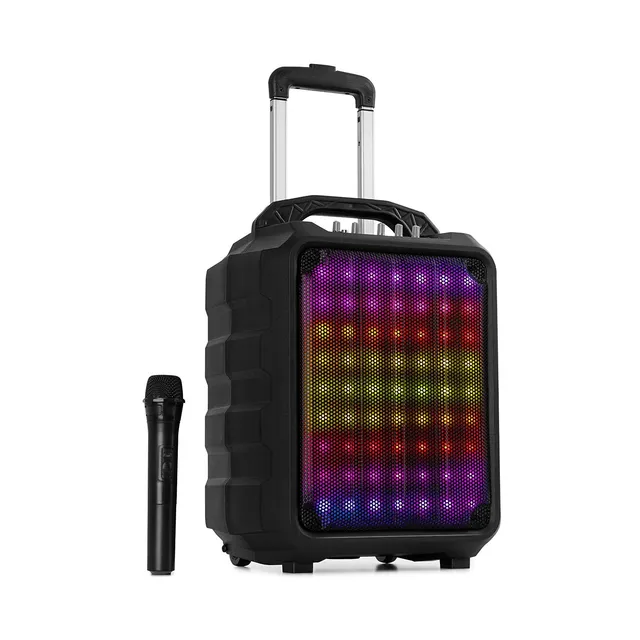 auna-moving-80-1-led-mobile-pa-anlage-100-watt-mit-uhf-mikrofon-und-bluetooth-sc image 1