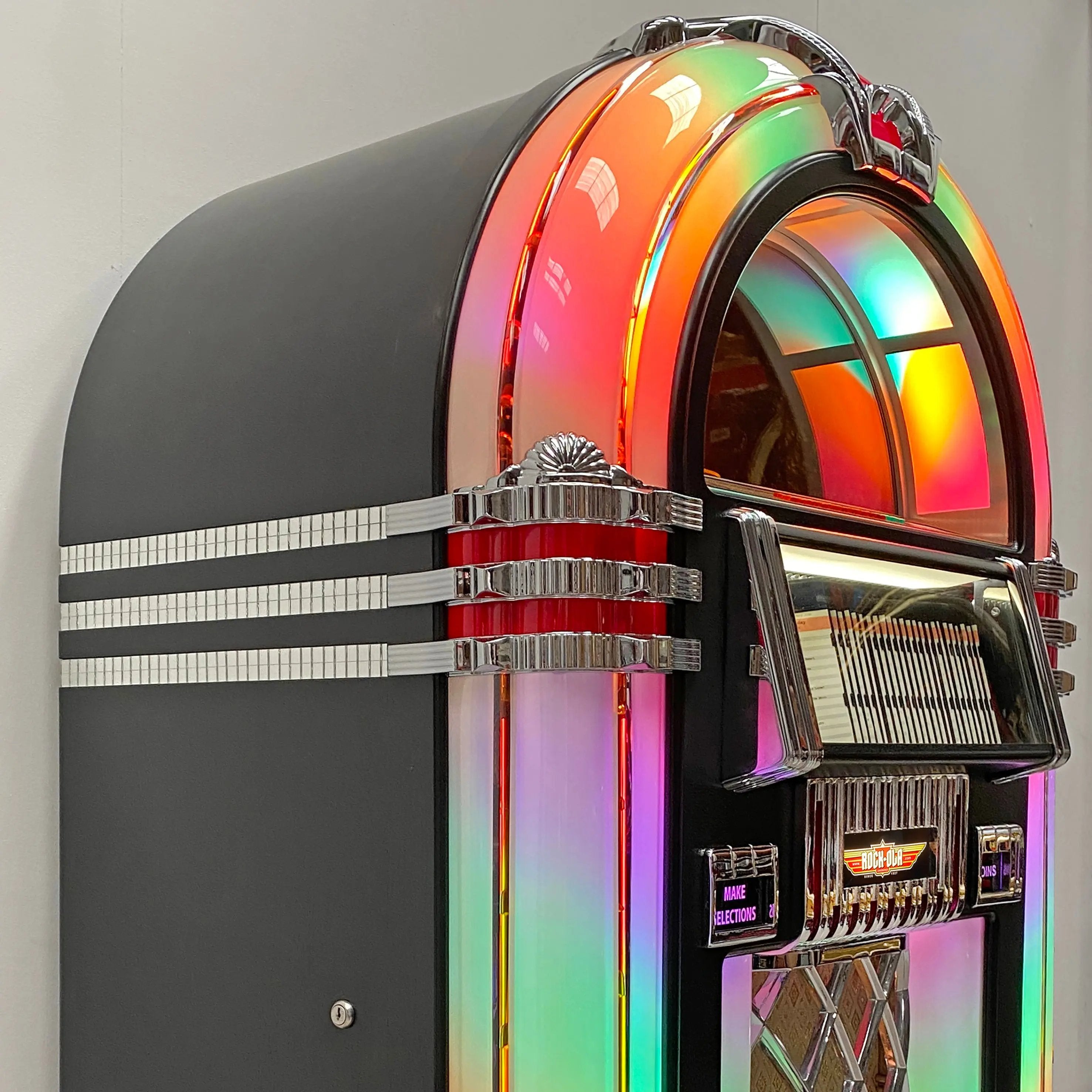 rock-ola-bubbler-cd-8-jukebox-schwarz-cd-musikbox-mit-bluetooth image 2