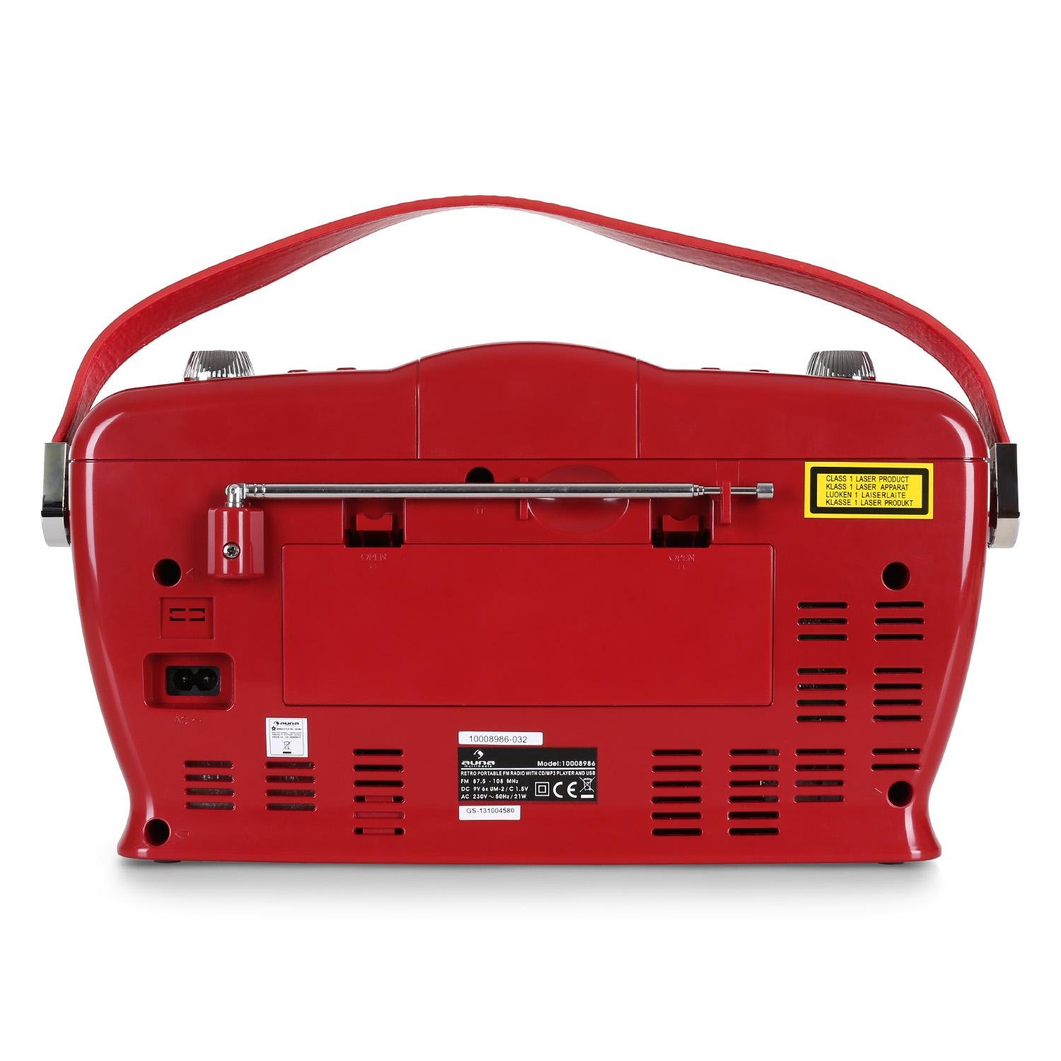auna-rcd-70-retro-cd-radio-mit-ukw-und-usb-im-vintage-koffer-rot image 8