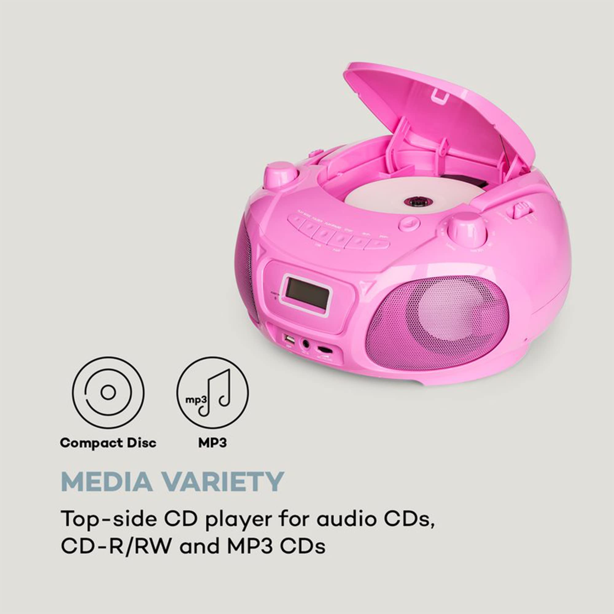 auna-boombox-cd-radio-mit-mikrofon-und-bluetooth-tragbar image 3