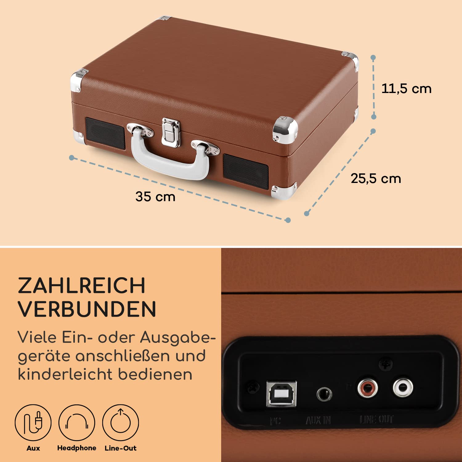 auna-plattenspieler-im-retro-design-mit-lautsprecher-usb-3-geschwindigkeiten-33- image 6