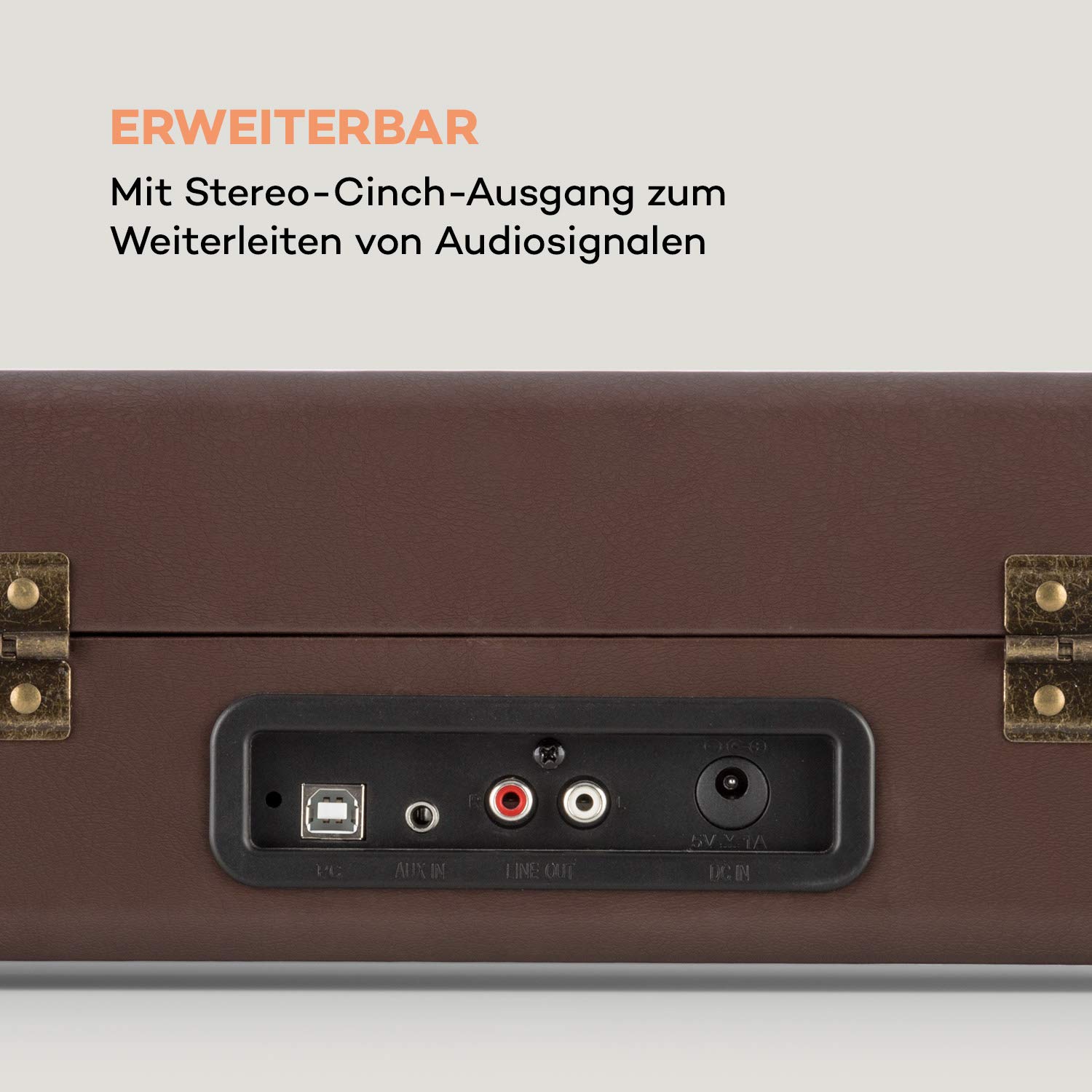 auna-peggy-sue-koffer-plattenspieler-usb-cinch-kopfh-rer-braun image 5