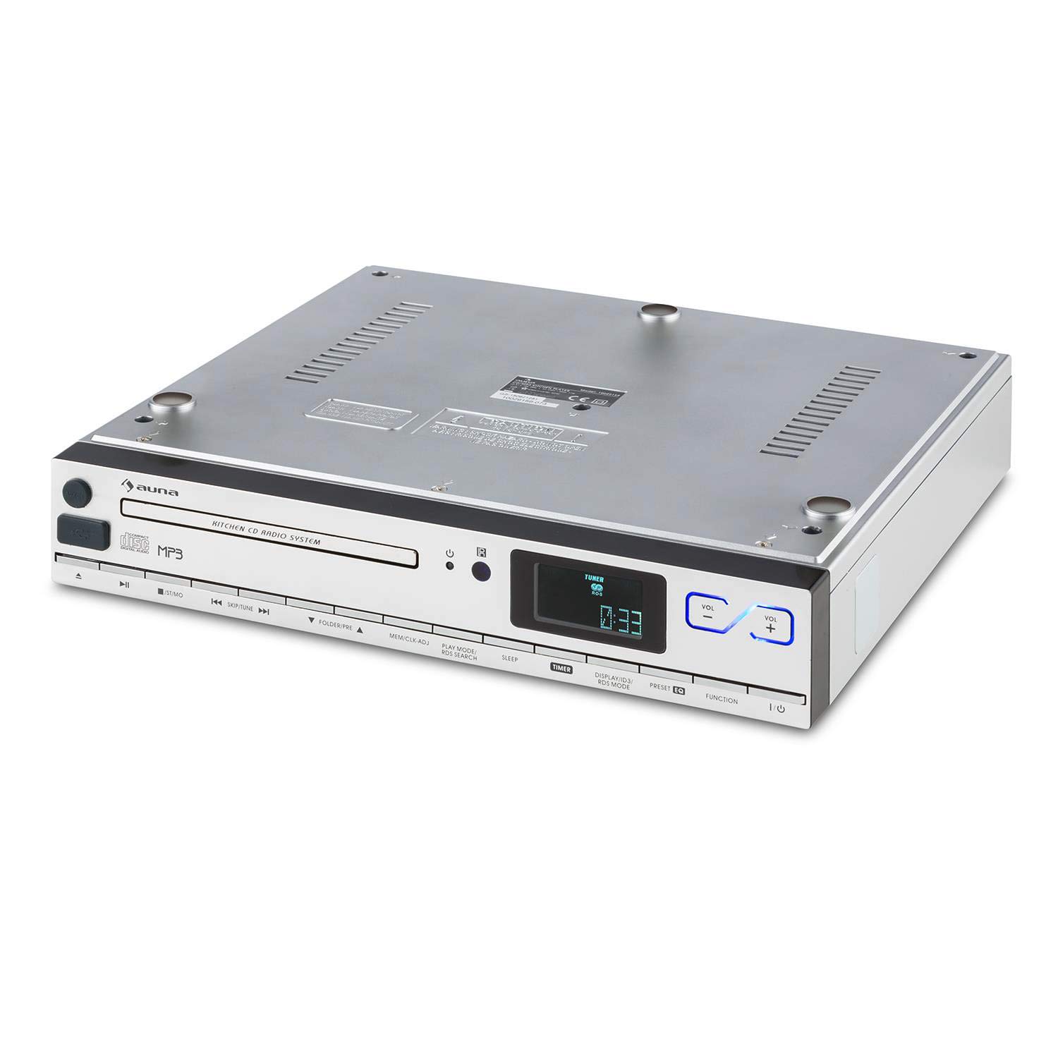 auna-kcd-20-k-chenradio-unterbauradio-mit-cd-usb-aux-silber image 7