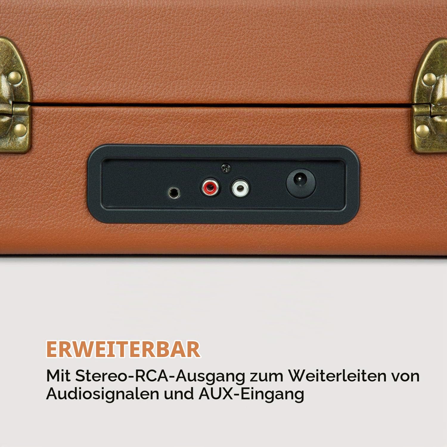 auna-jerry-lee-retro-plattenspieler-koffer-mit-bluetooth-usb-hellbraun image 8