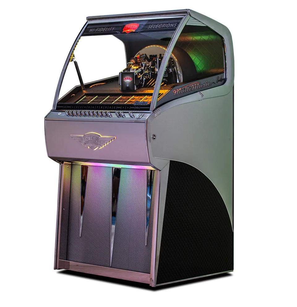 sound-leisure-streamliner-rocket-vinyl-jukebox-ex-demo image 1