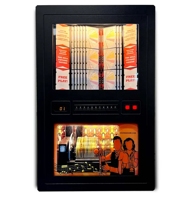 sound-leisure-remix-50-cd-wallbox-mit-m-nzmechanik-wand-jukebox image 1