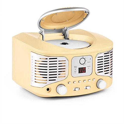 auna-rcd320-nostalgie-cd-radio-stereoanlage-mit-ukw-und-aux-creme image 2