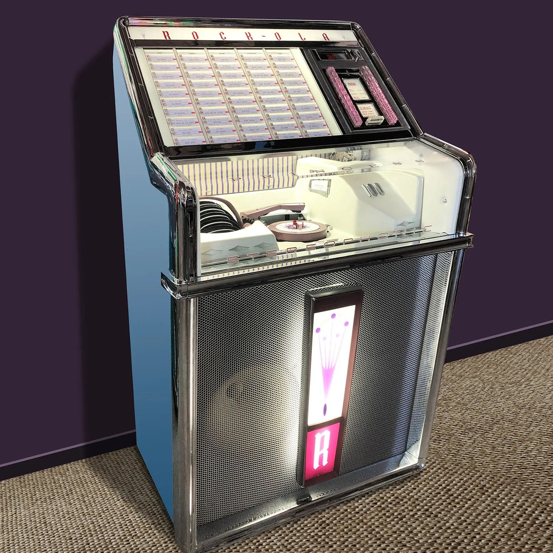 rock-ola-princess-1493-original-1962-vintage-vinyl-jukebox image 4