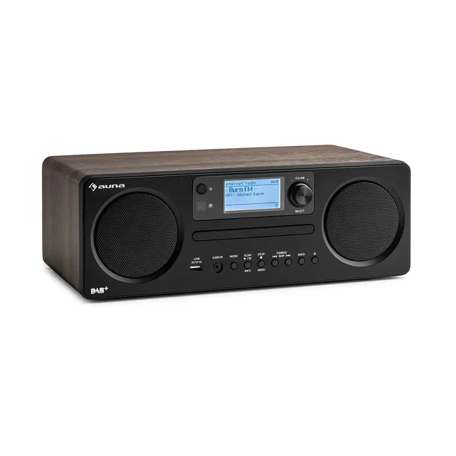 auna-worldwide-cd-internetradio-mit-dab-cd-bluetooth-walnuss image 1