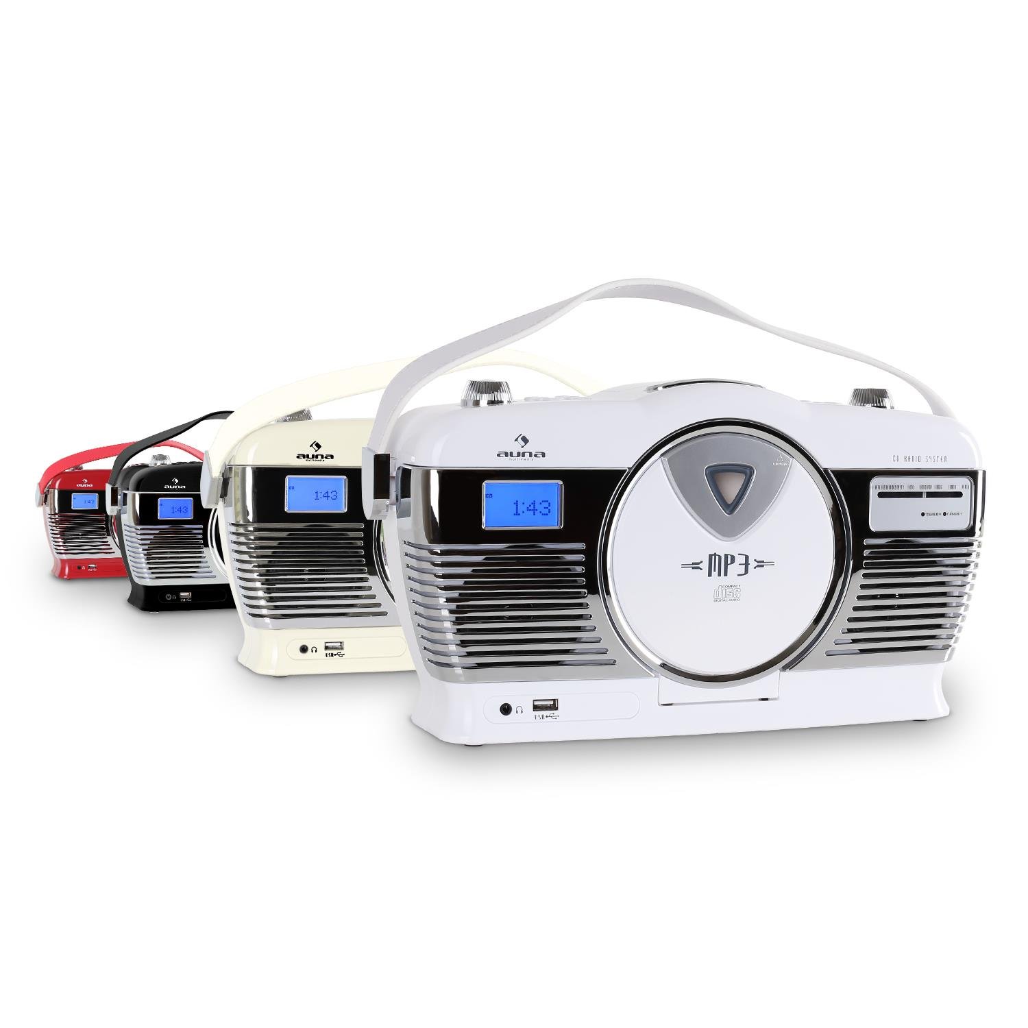 auna-rcd-70-retro-cd-radio-mit-ukw-und-usb-im-vintage-koffer-rot image 2