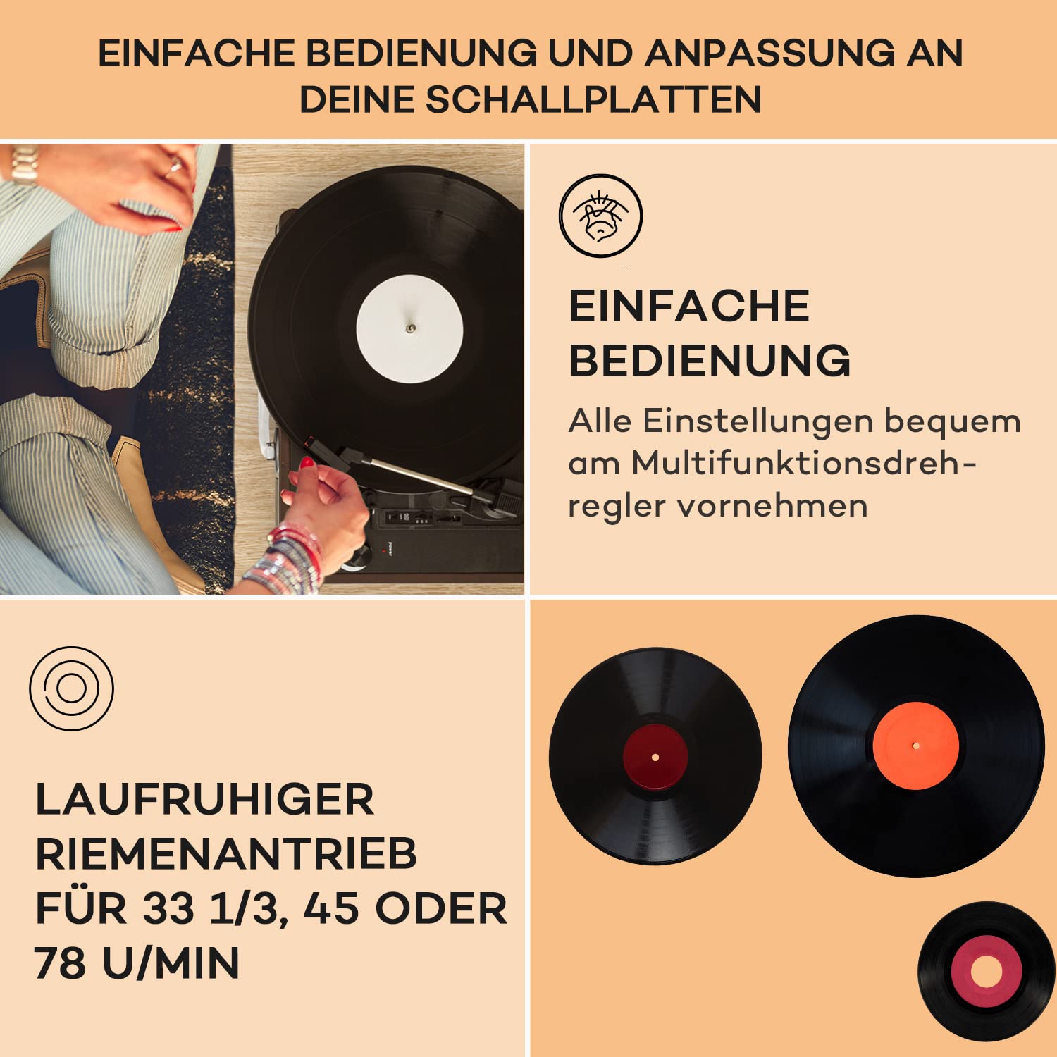 auna-plattenspieler-im-retro-design-mit-lautsprecher-usb-3-geschwindigkeiten-33- image 4