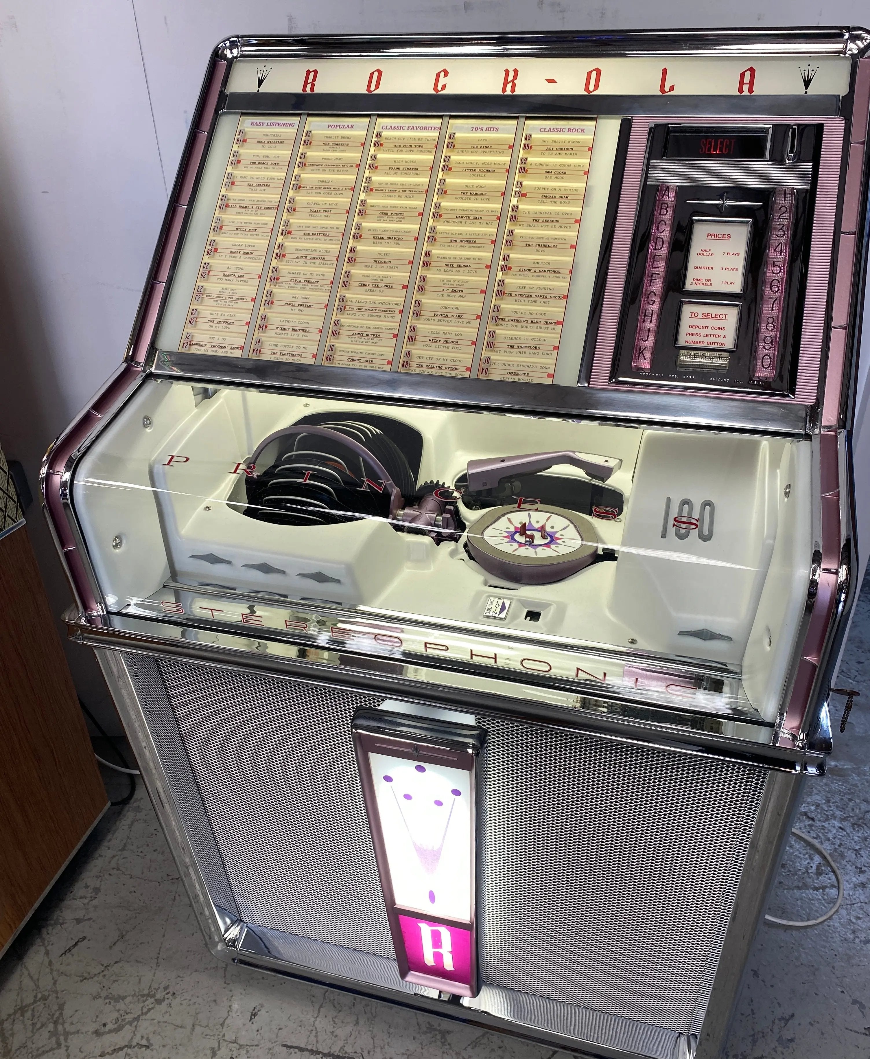 rock-ola-princess-1493-original-1962-vintage-vinyl-jukebox image 1