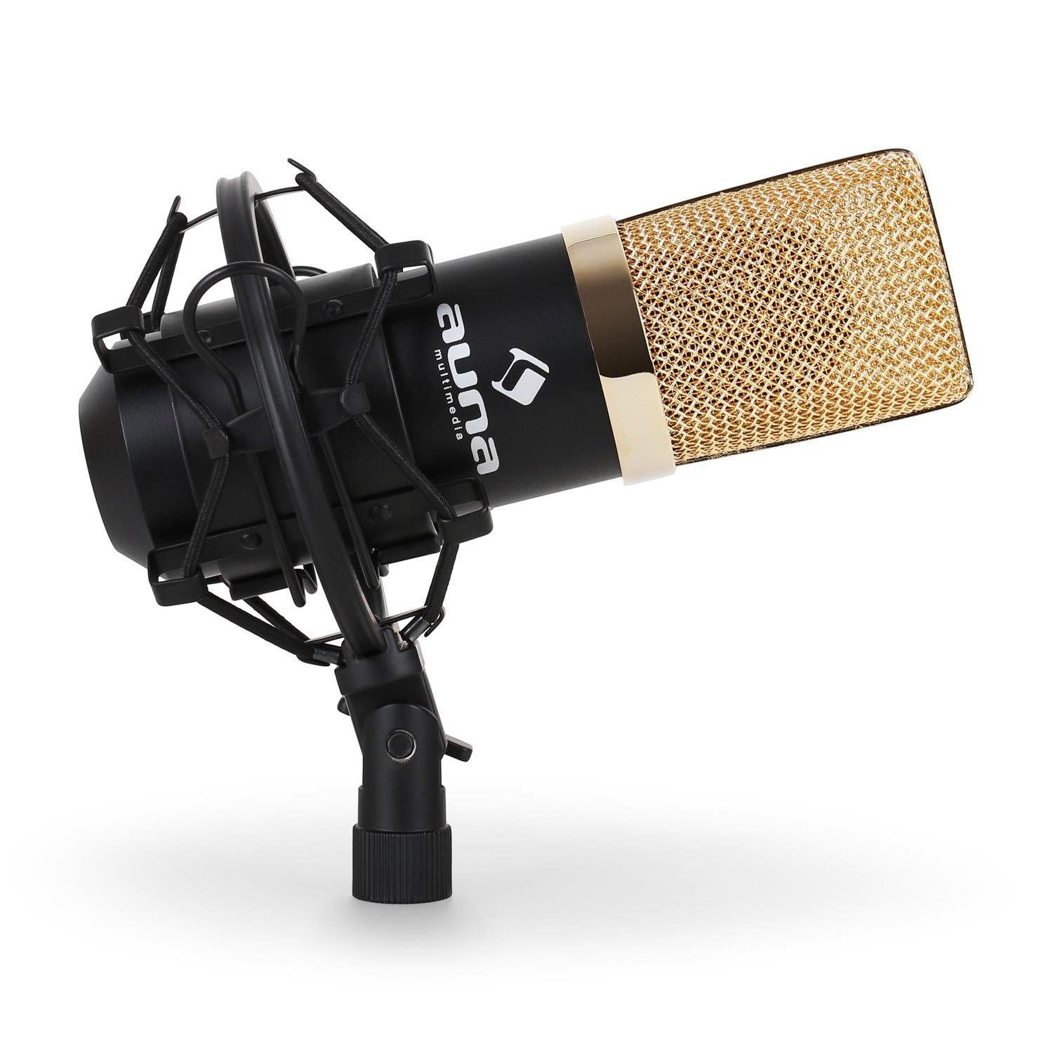 auna-mic-900sbg-usb-kondensatormikrofon-mit-tischstativ-gold-schwarz image 3