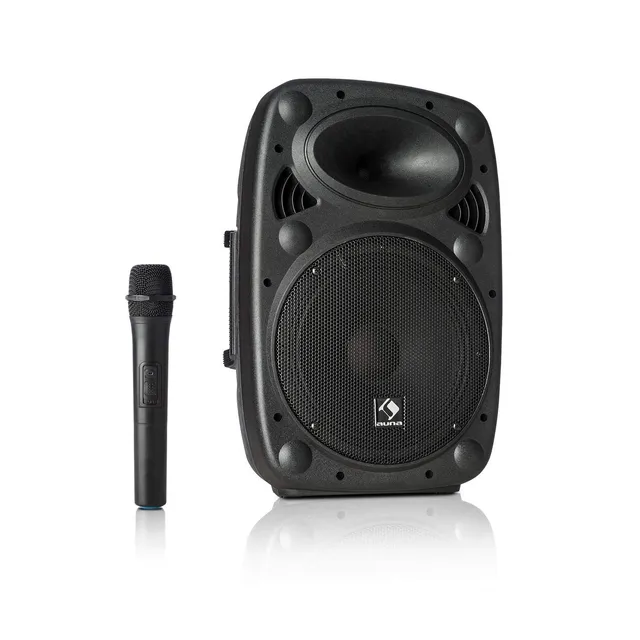 auna-streetstar-mobile-pa-anlage-schwarz-bluetooth-akku-400-w-15-subwoofer image 1