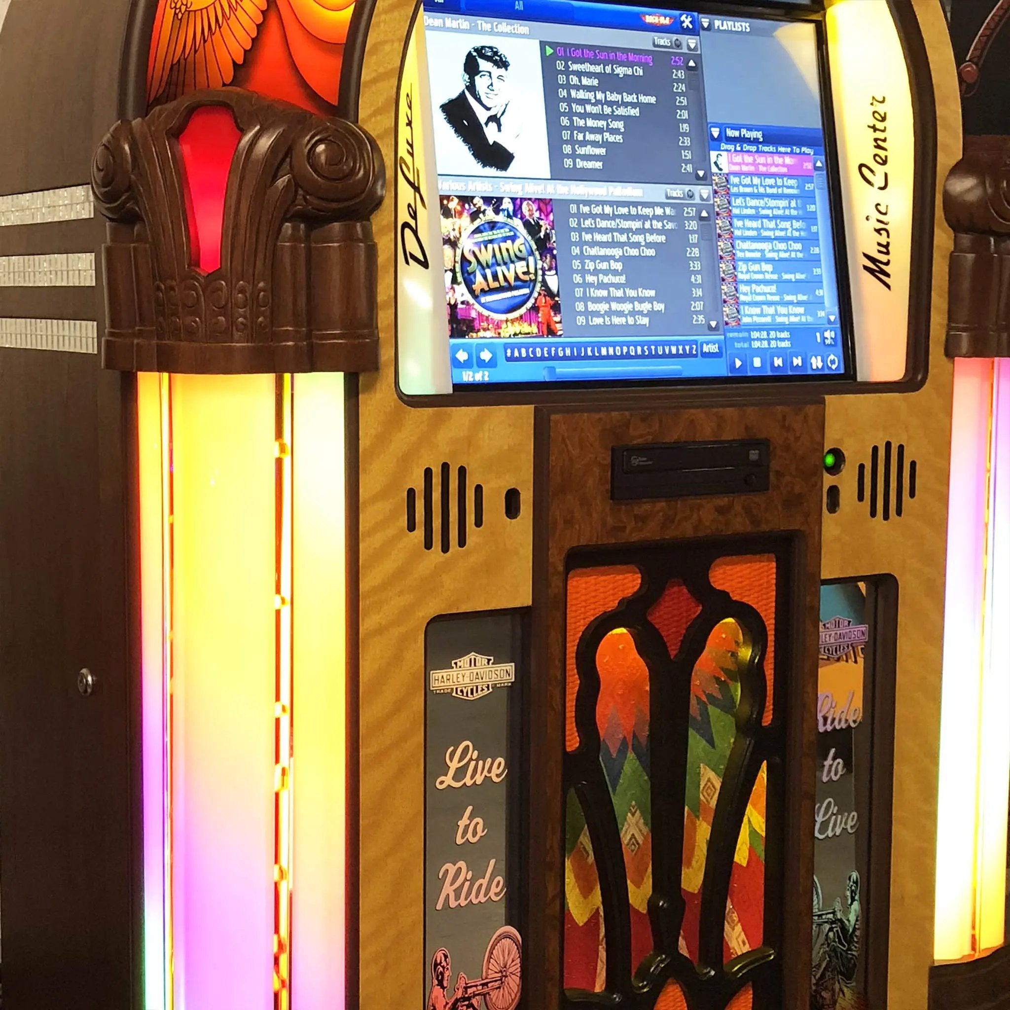 rock-ola-bubbler-harley-davidson-digital-music-center-jukebox image 3