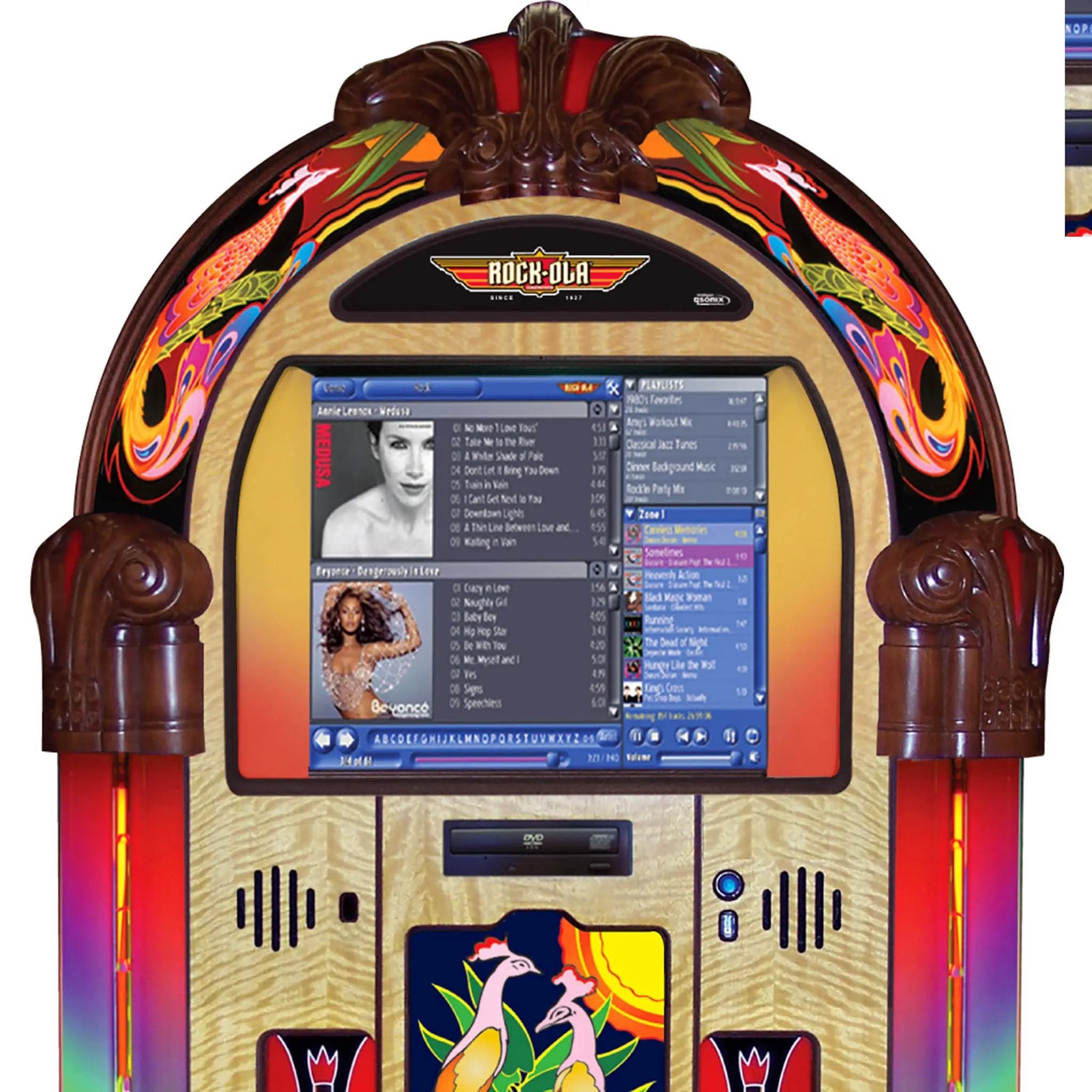 rock-ola-bubbler-peacock-digital-music-center-jukebox-limited-edition image 6